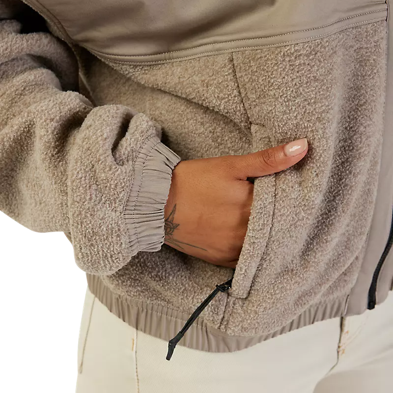 Fox Racing - Womens Survivalist Sherpa Jacket-Taupe (31761-235)