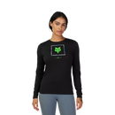 Fox Racing - Womens Atlas LS Tech Tee-Black (31768-001)