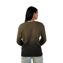 Fox Racing - Womens Sensory Dye LS Tee-Olive Green (31773-099)