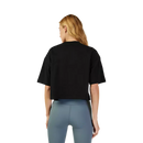 Fox Racing - Womens Wordmark Os Crop Tee-Black (31984-001)