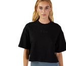 Fox Racing - Womens Wordmark Os Crop Tee-Black (31984-001)