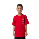 Fox Racing - Youth Fox X Honda Short Sleeve Tee-Flame Red (32295-122)