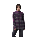 Fox Racing - Womens Oversized Flannel Shirt-Sangria (32827-552)