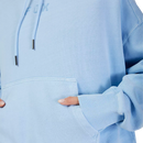 Fox Racing - Womens Wordmark Oversized Pullover Hoodie-Cashmere Blue (32830-381)