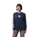 Fox Racing - Womens Scripted Long Sleeve Tee-Midnight (32908-329)