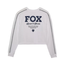 Fox Racing - Womens Speed & Service Long Sleeve Crop Tee-White (32910-008)