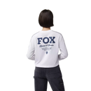 Fox Racing - Womens Speed & Service Long Sleeve Crop Tee-White (32910-008)
