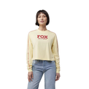 Fox Racing - Womens Speed & Service Long Sleeve Crop Tee-Pale Yellow (32910-274)