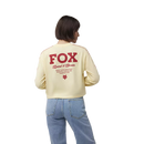 Fox Racing - Womens Speed & Service Long Sleeve Crop Tee-Pale Yellow (32910-274)