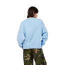 Fox Racing - Womens Wordmark Oversized Crew Pullover-Cashmere Blue (33140-381)