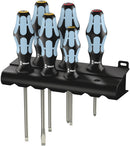 Wera Tools - 3334/6 Screwdriver set, stainless and rack