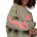 Fox Racing - Womens Elevated Oversized Crew Sweatshirt-Adobe (33573-291)