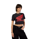 Fox Racing - Womens Fox X Honda Baby Tee-Black (33587-001)