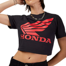 Fox Racing - Womens Fox X Honda Baby Tee-Black (33587-001)