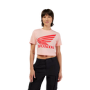 Fox Racing - Womens Fox X Honda Baby Tee-Pale Pink (33587-273)