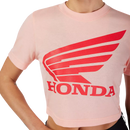 Fox Racing - Womens Fox X Honda Baby Tee-Pale Pink (33587-273)