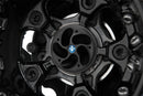 Wunderlich hub cover tornado for bmw R 1200 GS LC Adv. GS LC, R LC, RS LC, RT LC closes the hollow, ragged wheel hub.