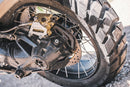 Wunderlich hub cover tornado for bmw R 1200 GS LC Adv. GS LC, R LC, RS LC, RT LC closes the hollow, ragged wheel hub.