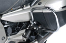 The case protection bar integrate to the bike and offer outstanding protection for the rear of the heavy K1600 GT and GTL..