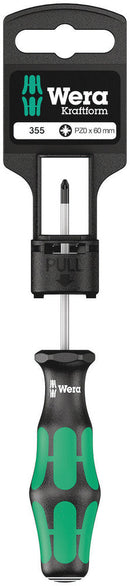 Wera Tools - 355 PZ SB Screwdriver for Pozidriv screws