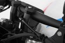 The handlebar riser designed especially by our developers raises the handlebars moderately by 25 mm