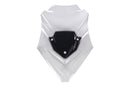 High end windshield with a smoothly flowing profile. With an uniformly distributed approaching flow at any speed.
