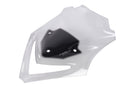 High end windshield with a smoothly flowing profile. With an uniformly distributed approaching flow at any speed.
