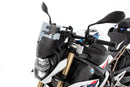 The windshield integrates perfectly into the overall layout, emphasises the contours of the machine