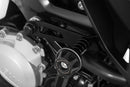 Effective protection for engine, frame and faring with a discreet look