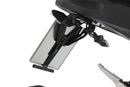 The licence plate holder can be disassembled in no time - this saves weight when training on the race track and improves the aerodynamics