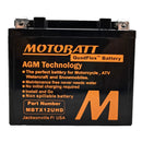 Motobatt-MBTX12UHD BATTERY QUADFLEX MOTOBATT MBTX12UHD 