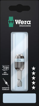 Wera Tools - 3888/4/1 K SB Rapidaptor Universal Bit Holder, stainless