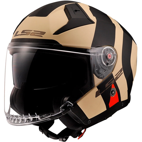 ls2 half face helmets LS2 Infinity II Open Helmet, Special Sand / XS