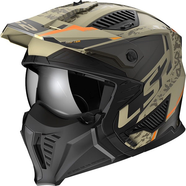 ls2 drifter solid helmet OF606 Matt Black art multi LS2 OF606 DRIFTER Open Helmet