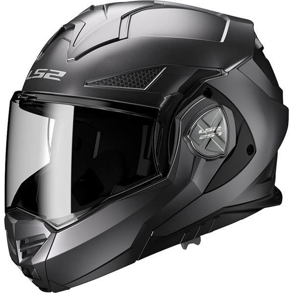 ls2 axis helmet LS2 Advant X Helmet, Matte Titanium / 2XL