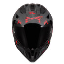 LS2-HELM BLAZE II CRAZY W/SUNV LGY/RD 3XL 702-1117 6942141715181