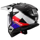 LS2-HELM BLAZE II RALLY W/SUNV RD/WH/BL 3XL 702-1127 6942141715044