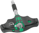 Wera Tools - 411 A RA T-handle adapter screwdriver with ratchet function, 1/4"