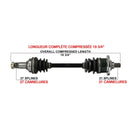 Kimpex-AXLE COMPL A/C KIMPEX ARC-7007K 779423293688