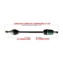Kimpex-AXLE COMPL HON KIMPEX HON-7014K 779423292537