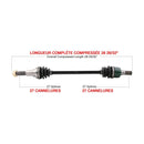 Kimpex-AXLE COMPL YAM KIMPEX YAM-7030K 7794232923533