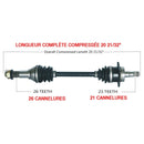 Kimpex - Complete Front Left Axle for Can-AM (CAN-7019K)