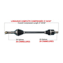 KimpexHD - Complete HD Axle (KAW-6014HDK)
