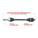KimpexHD - Complete HD Axle (POL-6014HDK)