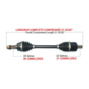 KimpexHD - Complete HD Axle (POL-6015HDK)