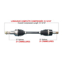 KimpexHD - Complete HD Axle (YAM-6016HDK)