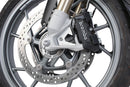Wunderlich ABS sensor protection; this ABS sensor cover closes the gaps between the brake calliper and front wheel bearings.