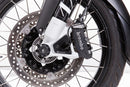 Wunderlich ABS sensor protection; this ABS sensor cover closes the gaps between the brake calliper and front wheel bearings.