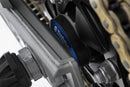 The wheel spacing sleeves we have developed are used in place of the series standard sleeves and form-fitted in the simmer ring.............