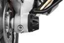DoubleShock axle protection pads now also keep the front fork a safe distance from the asphalt and help prevent serious damage 